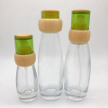 Water Transfer Printing Glass Bottle 30ml 100ml 120ml Pump Bottle Cylinder Clear Bottle